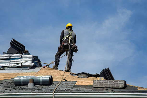 Professional Roofing technician working in Quaker Street, NY